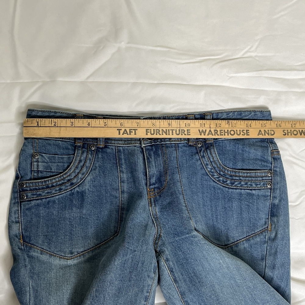 Natural Reflections Womens Bootcut Jeans Medium Wash Patch‎ Pockets Size 6 - Picture 8 of 12
